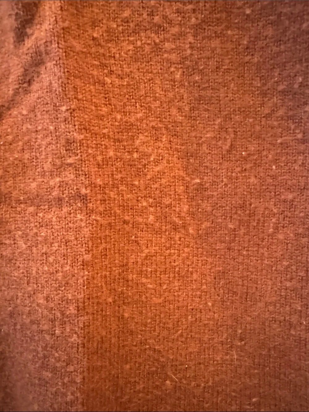 J. Crew Men’s Classic Crewneck Burnt Orange Rust Sweater Lamb’s Wool Blend